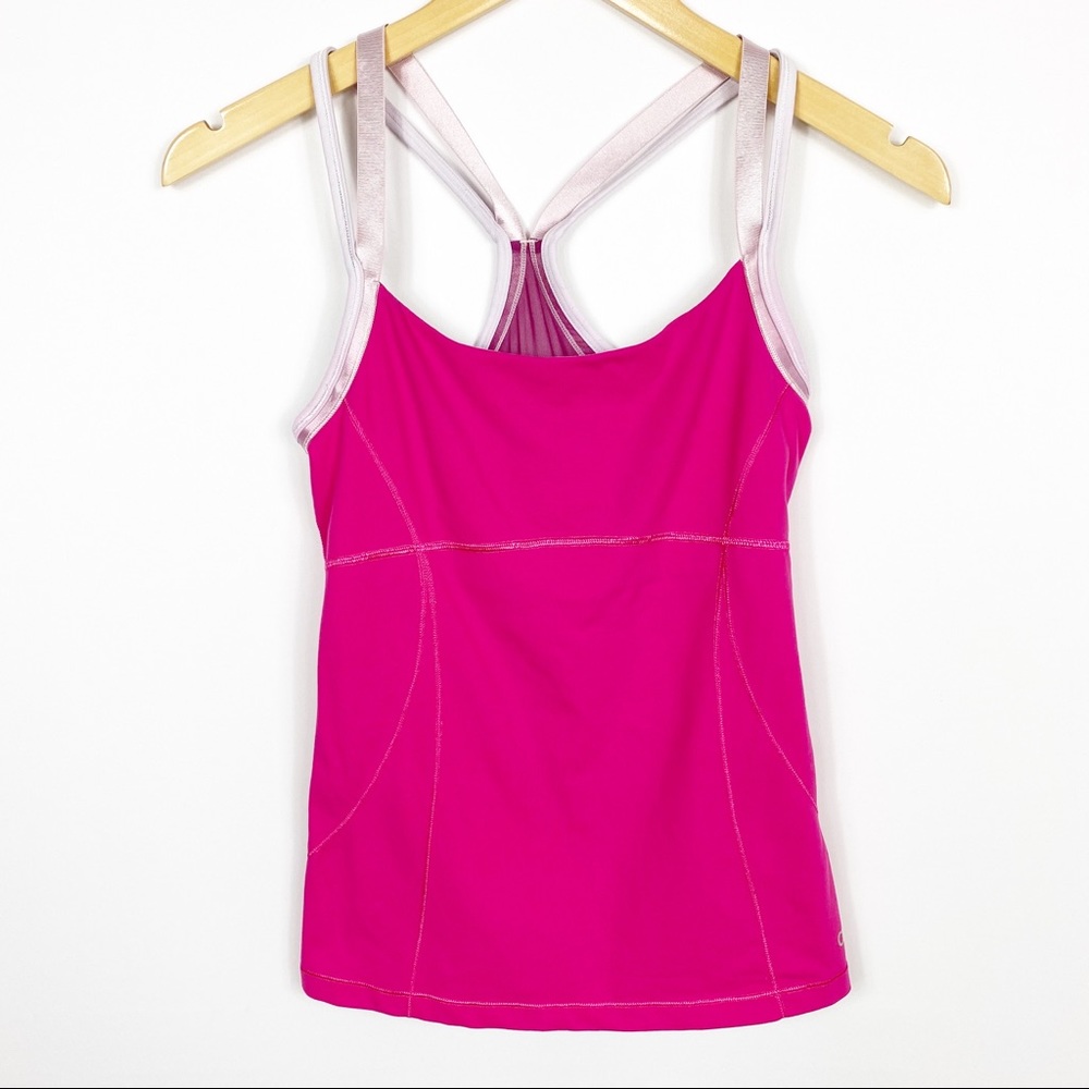 Alo Coolfit Pink Racerback Tank Size XS